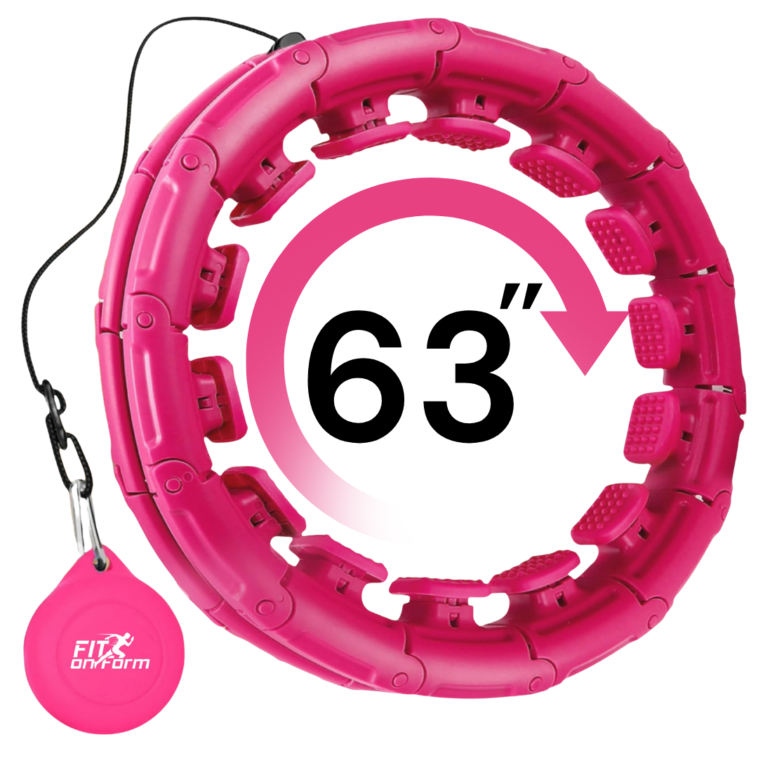 Infinity Weighted Hula Hoop for Adults Weight Loss, Smart Exercise Hola Circle Hoop for Women Abs Workout