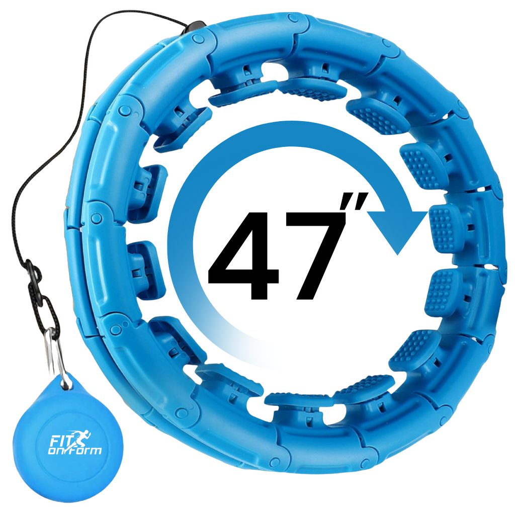 Infinity Weighted Hula Hoop for Adults Weight Loss, Smart Exercise Hola Circle Hoop for Women Abs Workout